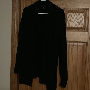 Preowned Tribal Sportswear Black Cardigan Sweater In Large